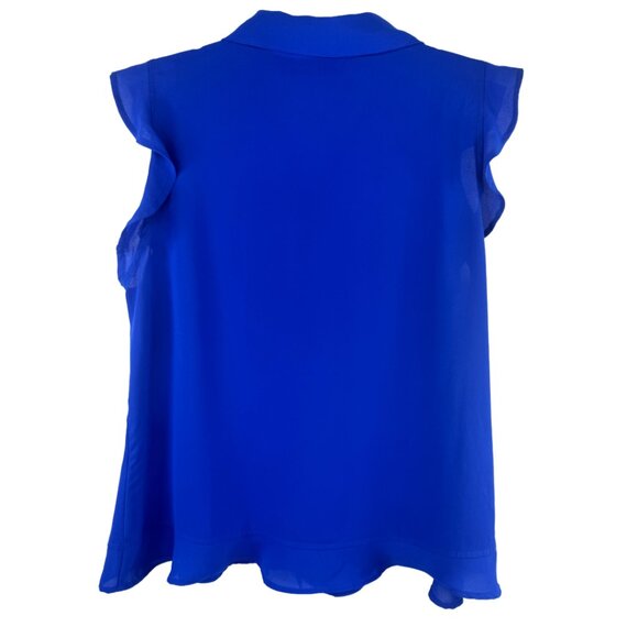 Women's Ruffle Sleeveless Top Size: L - Picture 3 of 3